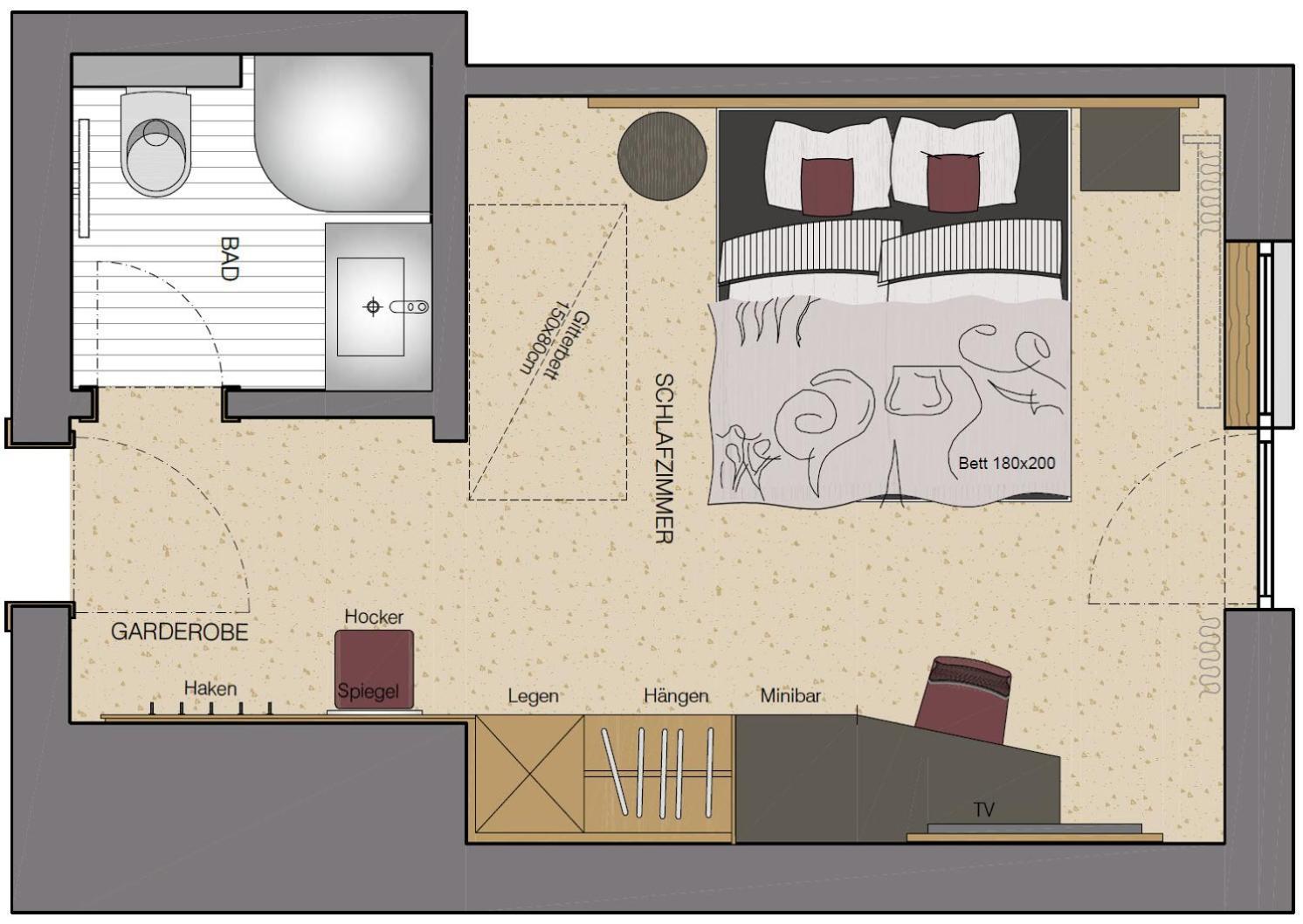 Aparthotel Bergland Soll Room photo